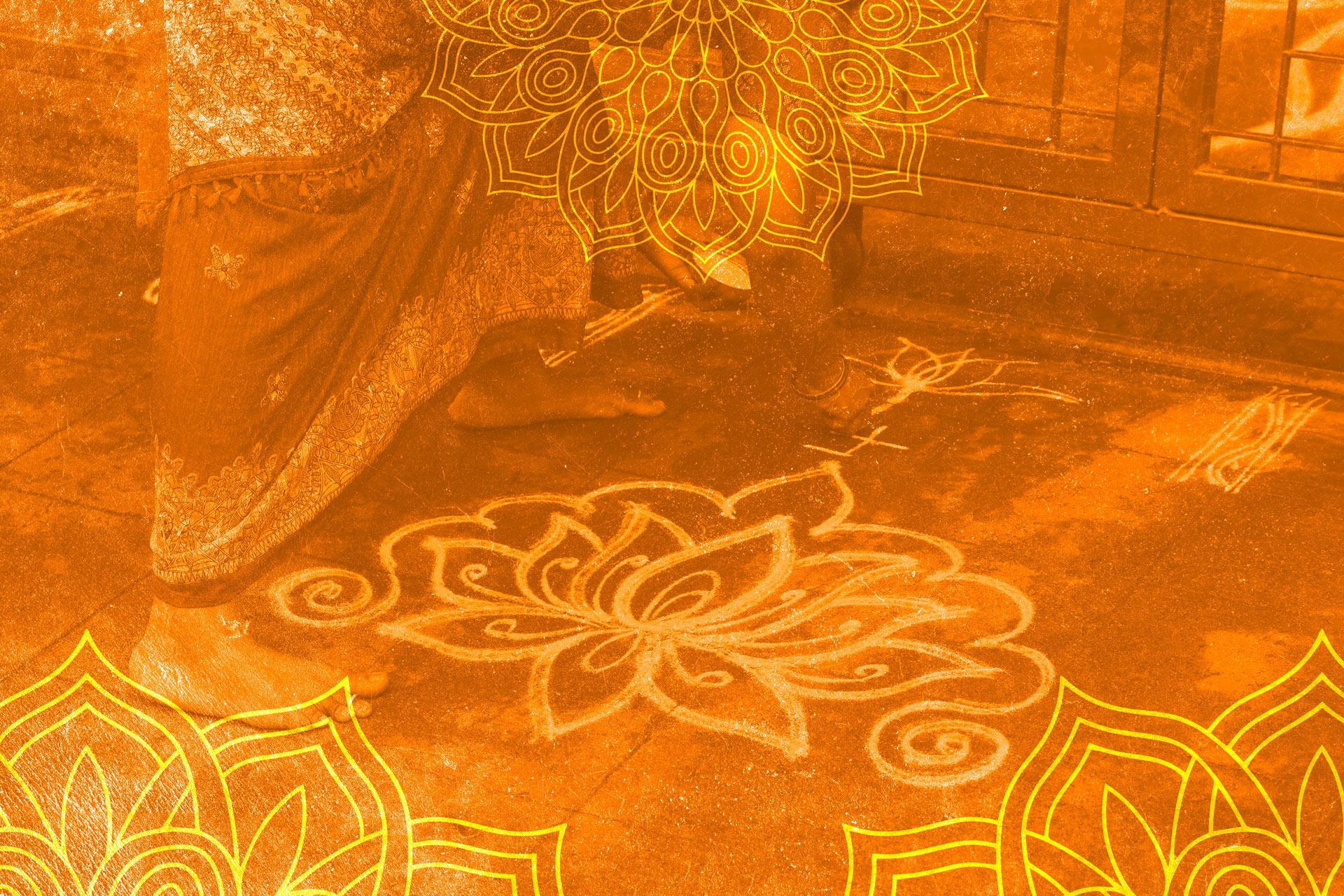 Kolam: i diagrammi divini.